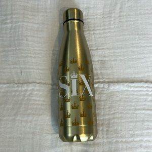 SIX Broadway Gold Water Bottle